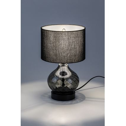 Rabalux - Stolná lampa 1xE14/25W/230V dymová
