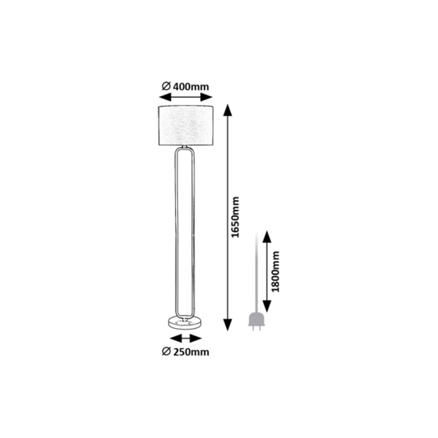 Rabalux - Stojacia lampa 1xE27/60W/230V