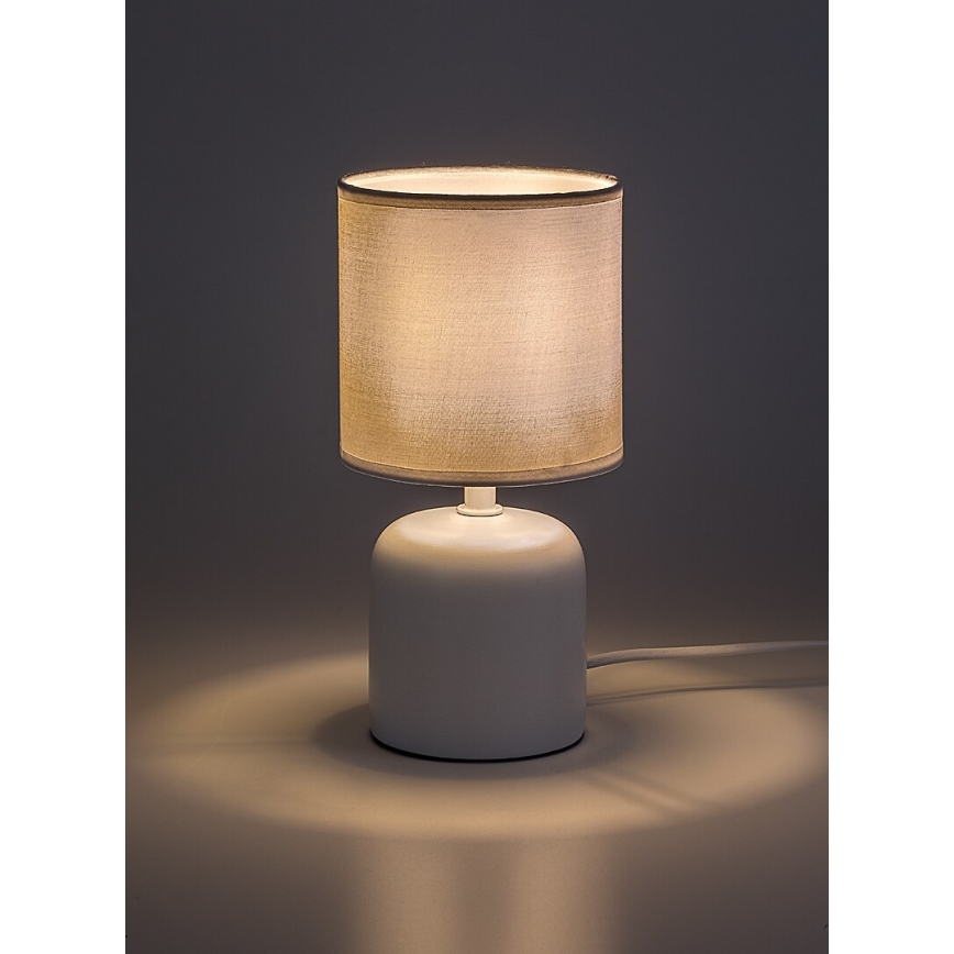 Rabalux - Stolová lampa 1xE14/40W/230V biela
