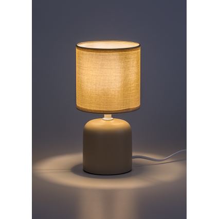 Rabalux - Stolná lampa 1xE14/40W/230V béžová