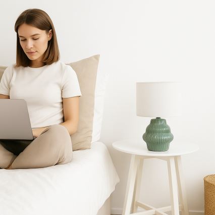 Rabalux - stolná lampa 1x E14/40W/230V zelená