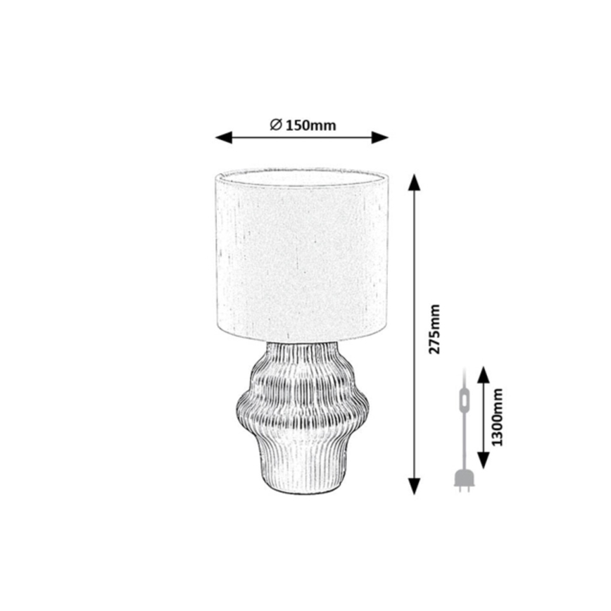 Rabalux - stolná lampa 1x E14/40W/230V zelená