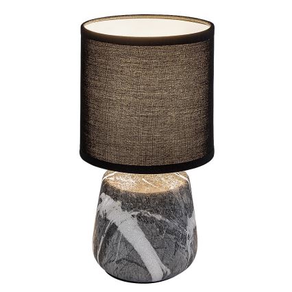 Rabalux - Stolná lampa 1xE14/40W/230V, čierna s mramorovým dekorom