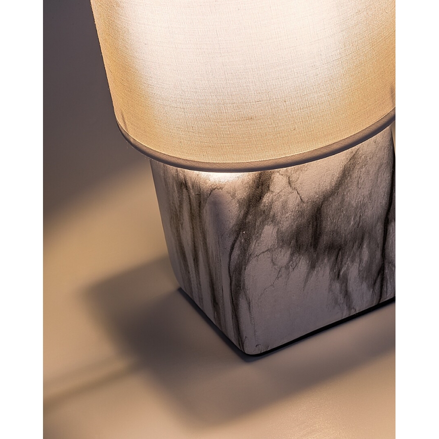 Rabalux - Stolná lampa 1xE14/40W/230V biela/mramorový dekor