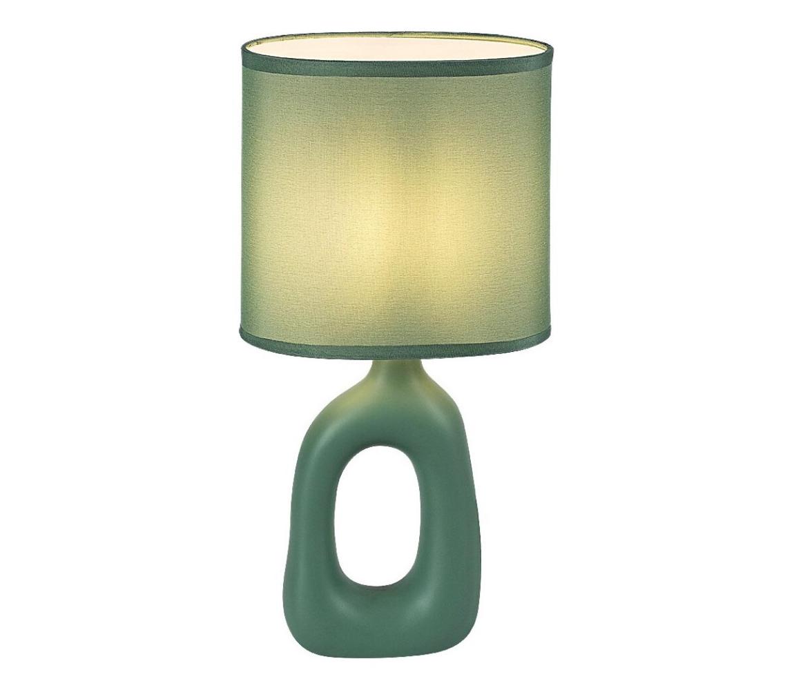 Rabalux 74071 - Stolná lampa SYLIRA 1xE14/40W/230V zelená 74071