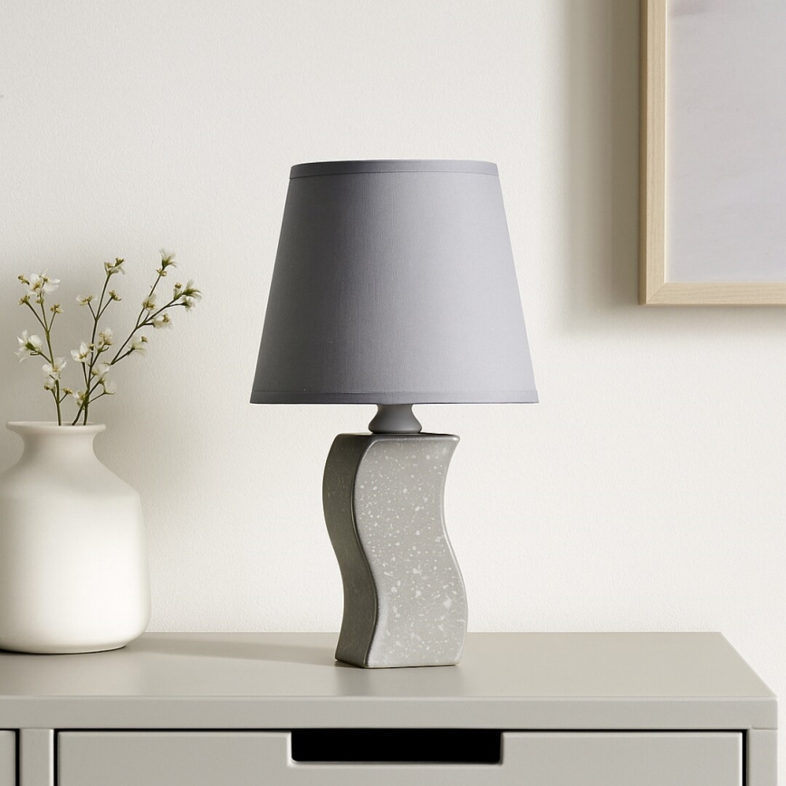 Rabalux - Stolová lampa 1xE14/40W/230V sivá