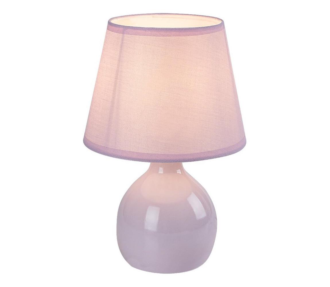 Rabalux 74078 - Stolná lampa INGRID 1xE14/40W/230V ružová 74078