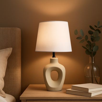 Rabalux - Stolná lampa 1xE14/25W/230V béžová