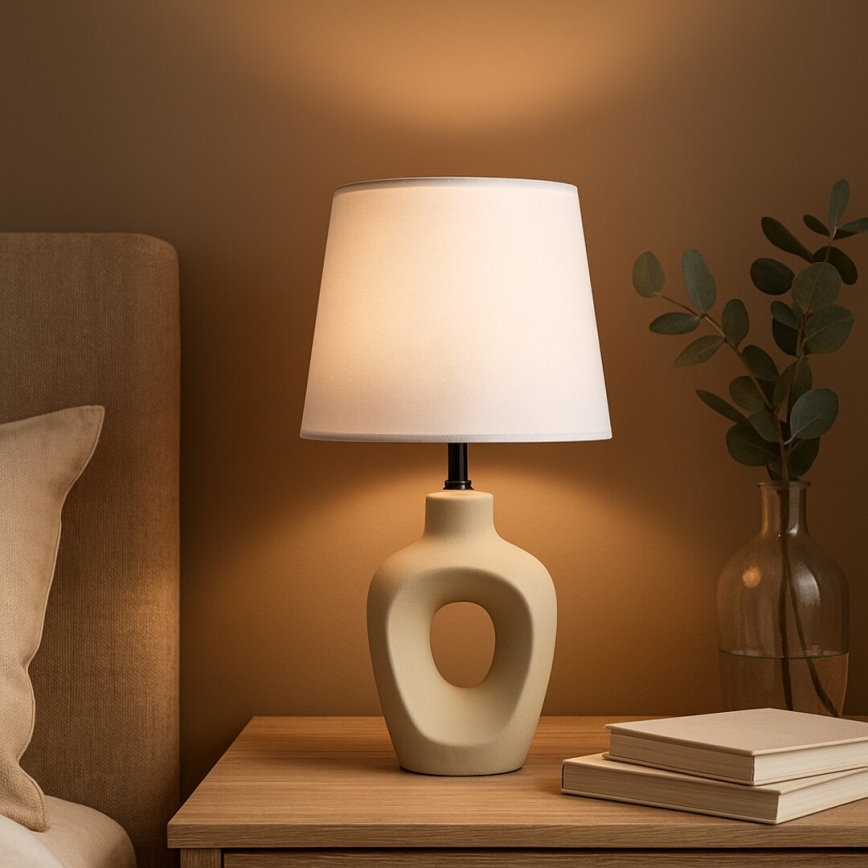 Rabalux - Stolná lampa 1xE14/25W/230V béžová