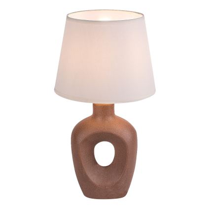 Rabalux - Stolná lampa 1xE14/25W/230V hnedá/krémová