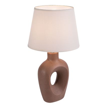 Rabalux - Stolná lampa 1xE14/25W/230V hnedá/krémová