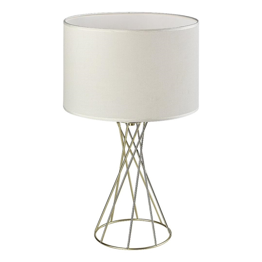 Rabalux - Stolová lampa 1xE27/40W/230V zlatá/biela