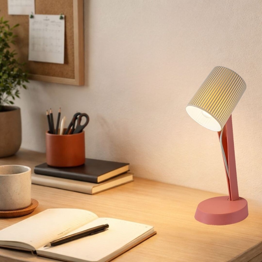 Rabalux - Stolová lampa 1xE14/11W/230V ružová