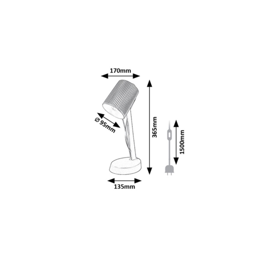 Rabalux - Stolná lampa 1xE14/11W/230V béžová