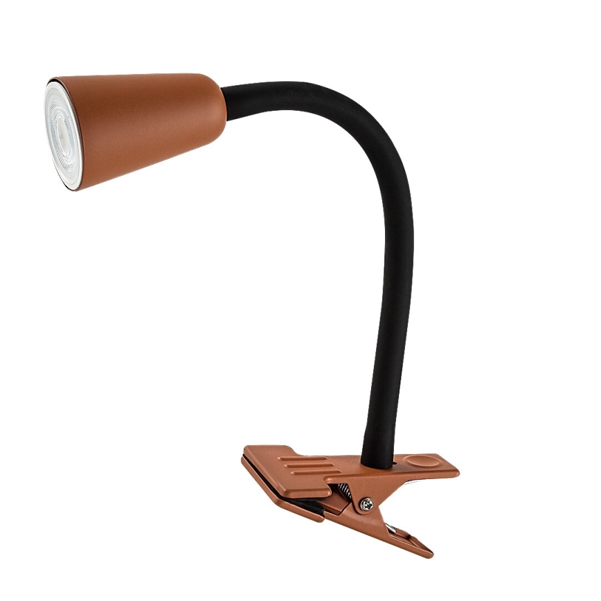 Rabalux - Stolná lampa s klipom 1xGU10/7W/230V oranžová