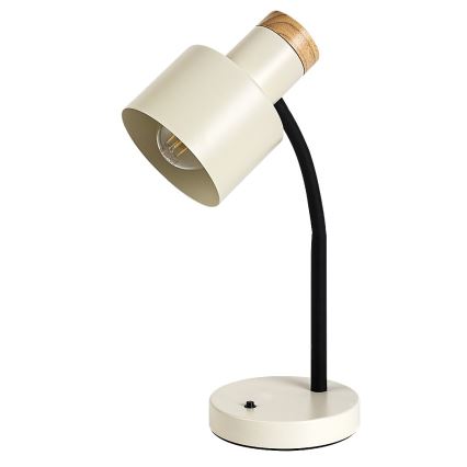 Rabalux - Stolná lampa 1xE27/20W/230V krémová