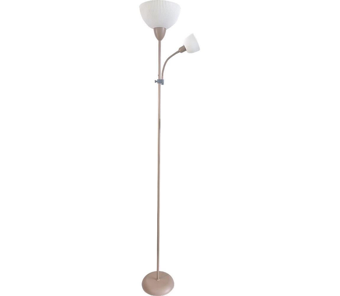 Rabalux 74103 - Stojacia lampa ACTION PRO 1xE27/60W/230V + 1xE14/25W béžová 74103