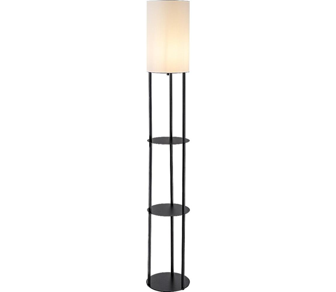 Rabalux 74106 - Stojacia lampa BRONN 1xE27/40W/230V čierna 74106