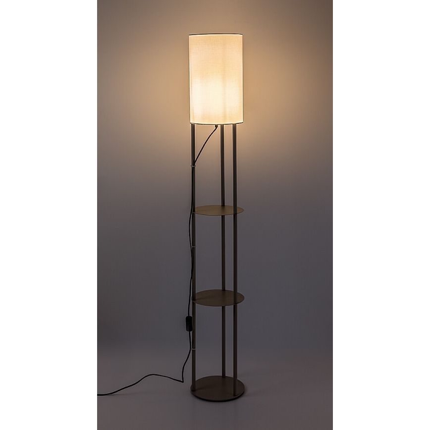 Rabalux - Stojacia lampa s poličkami 1xE27/40W/230V béžová