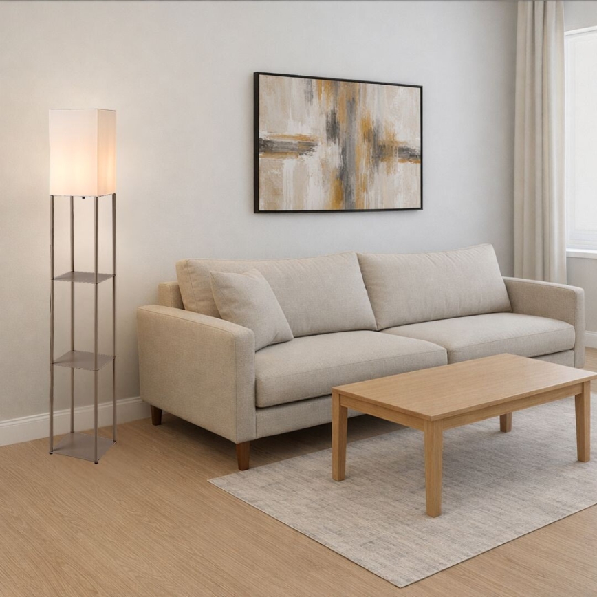 Rabalux - Stojacia lampa s poličkami 1xE27/40W/230V béžová