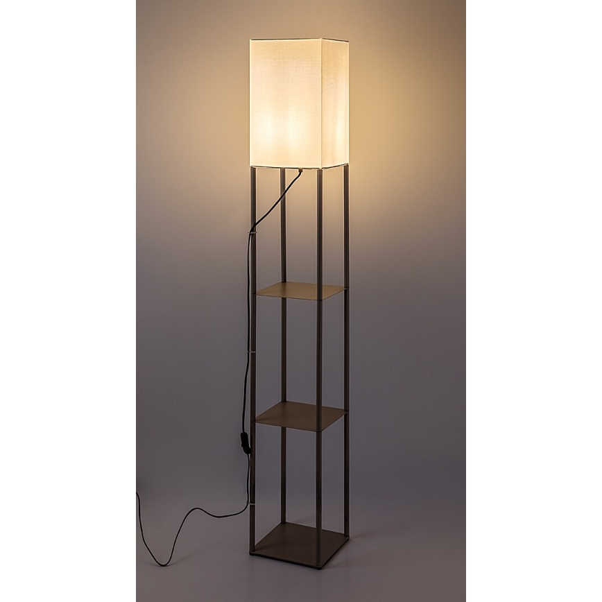 Rabalux - Stojacia lampa s poličkami 1xE27/40W/230V béžová