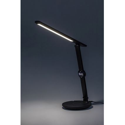 Rabalux - LED Stmievateľná dotyková stolná lampa s displejom LED/9W/230V 3000/4000/6500K
