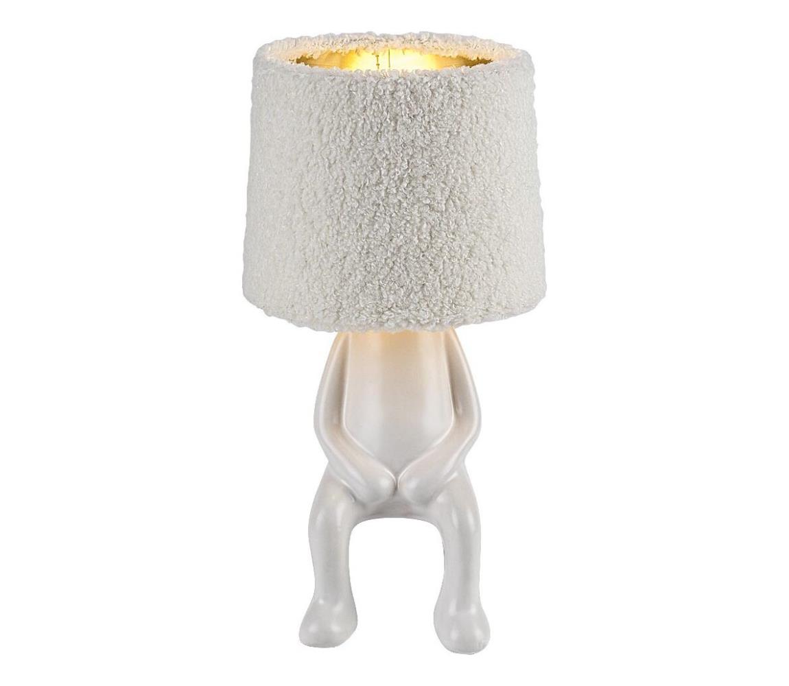 Rabalux 74218 - Stolná lampa SMURFY 1xE14/40W/230V biela 74218
