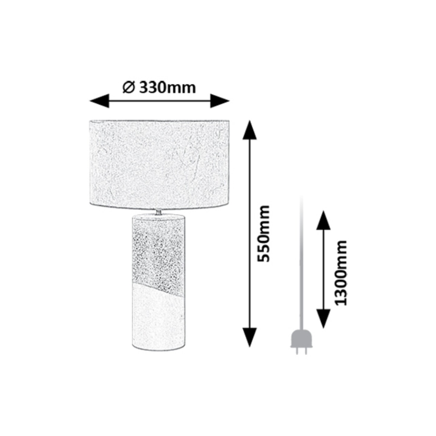 Rabalux - Stolná lampa 1xE27/40W/230V
