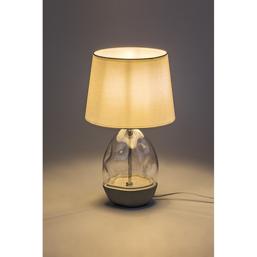 Rabalux - Stolná lampa 1xE27/40W/230V biela
