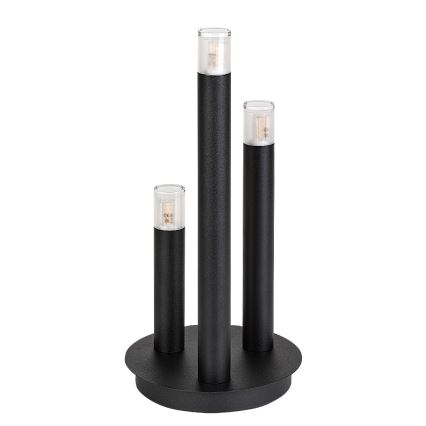 Rabalux - Stolná lampa 3xG9/5W/230V čierna