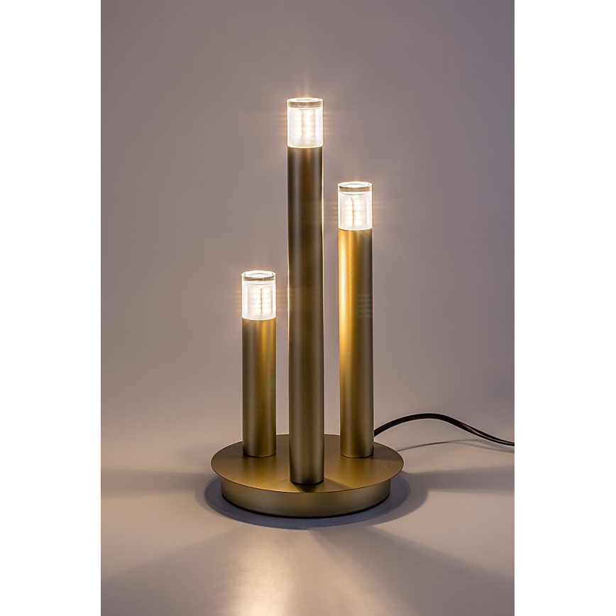 Rabalux - Stolná lampa 3xG9/5W/230V zlatá