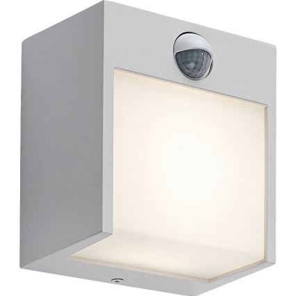 Rabalux - LED Vonkajšie nástenné svietidlo so senzorom LED/12W/230V biela IP44