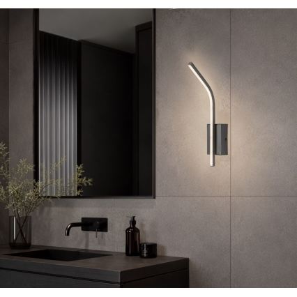 Rabalux - LED Kúpeľňové nástenné svietidlo LED/10W/230V 4000K IP44 antracit