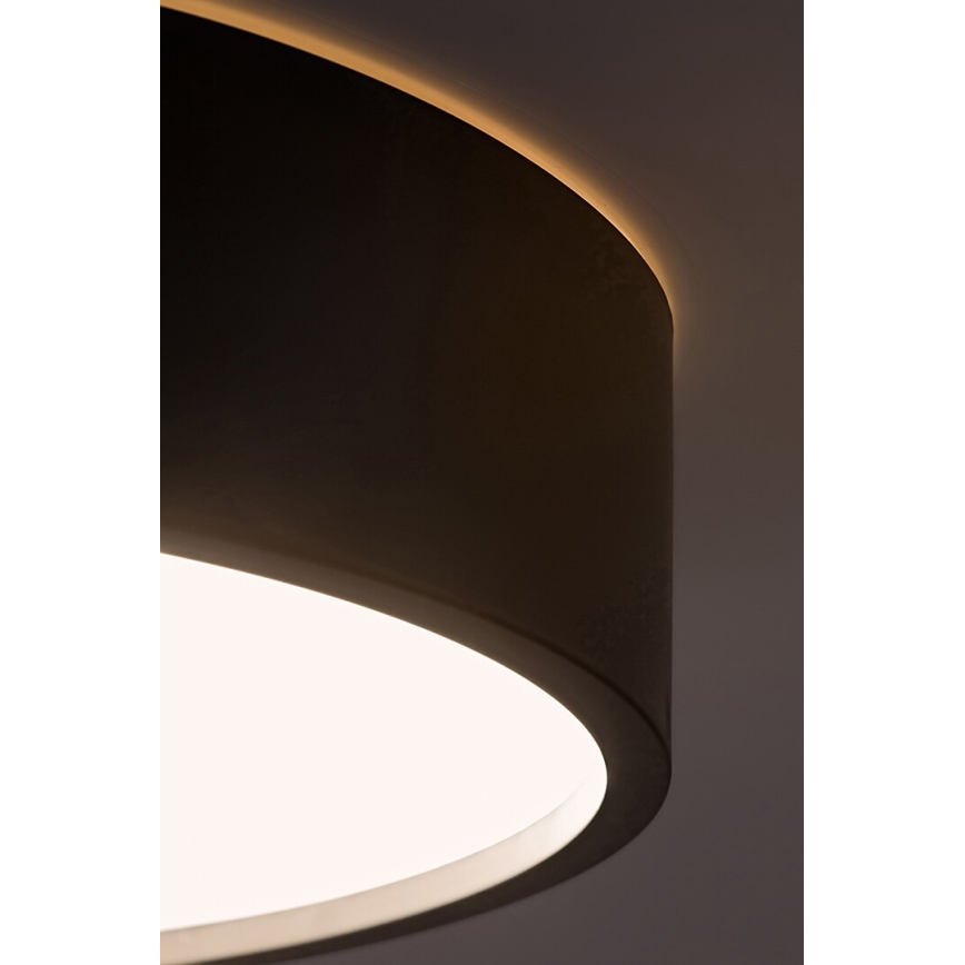 Rabalux - LED Stropné svietidlo so senzorom LED/19W/230V IP44 4000K pr. 28,5 cm čierna