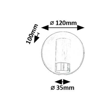 Rabalux - LED Nástenné bodové svietidlo LED/3W/230V 4000K