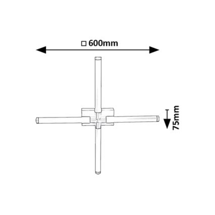 Rabalux - LED Kúpeľňové nástenné svietidlo LED/16W/230V 4000K IP44