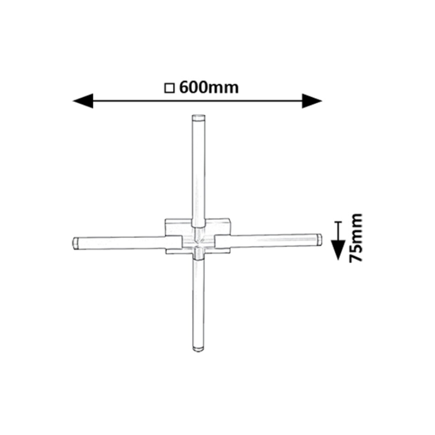 Rabalux - LED Kúpeľňové nástenné svietidlo LED/16W/230V 4000K IP44