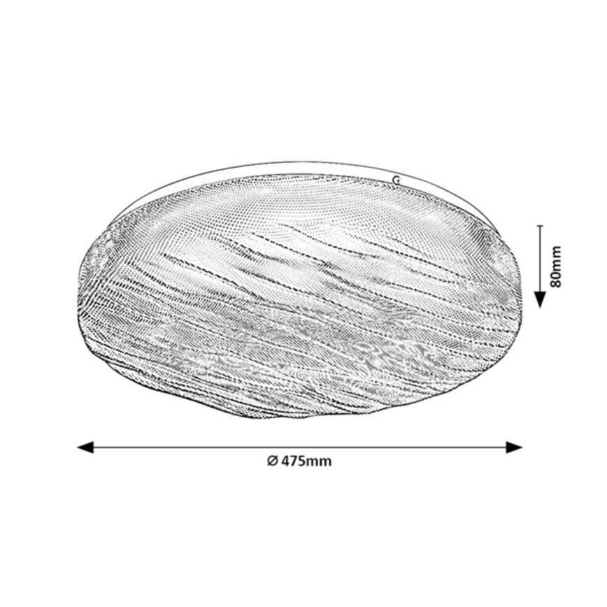 Rabalux - LED kúpeľňové stropné svietidlo LED/36W/230V IP44 4000K pr. 47,5 cm