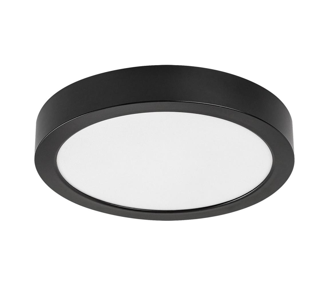 Rabalux 75075 - LED kúpeľňové stropné svietidlo SHAUN PLUS 24W/230V pr. 22 cm IP44 čierna 75075