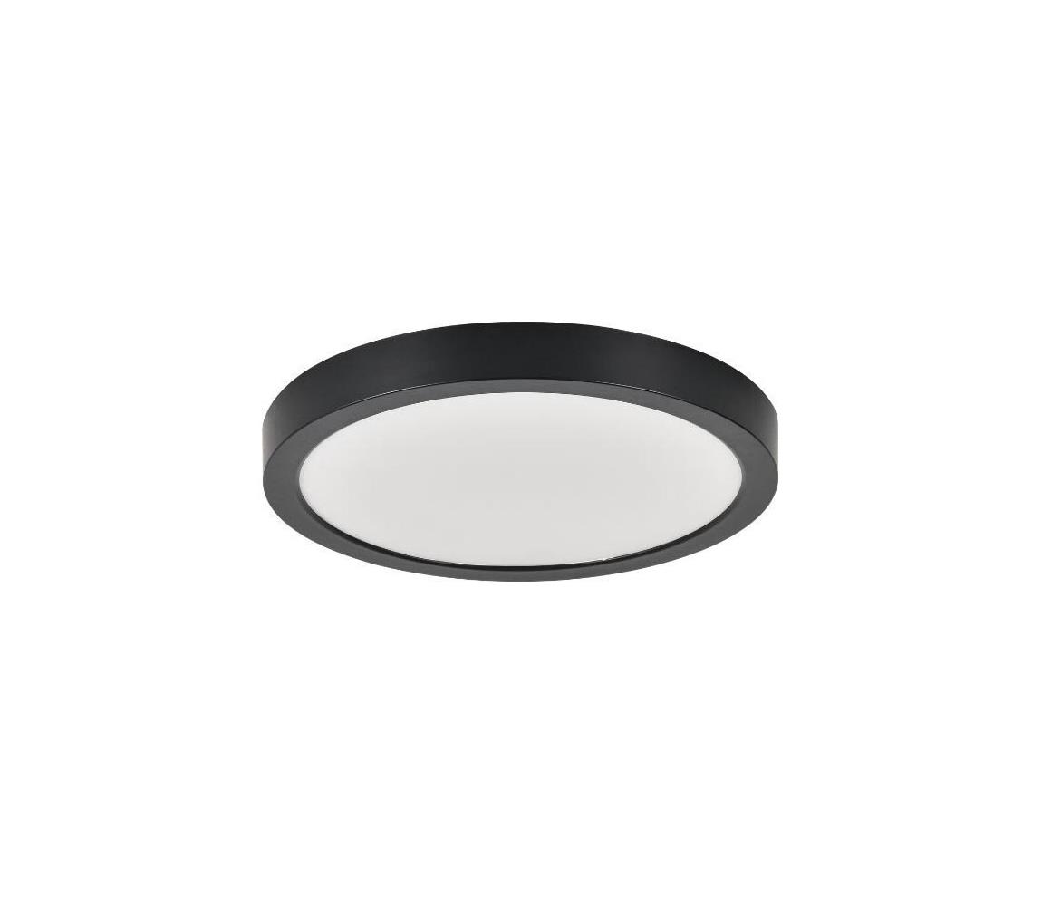 Rabalux 75076 - LED kúpeľňové stropné svietidlo SHAUN PLUS 30W/230V pr. 30 cm IP44 čierne 75076