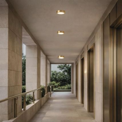 Rabalux - LED Kúpeľňové stropné svietidlo LED/7W/230V pr. 12 cm IP44 zlaté