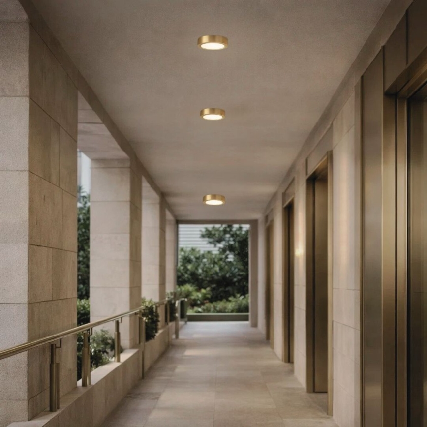 Rabalux - LED Kúpeľňové stropné svietidlo LED/7W/230V pr. 12 cm IP44 zlaté