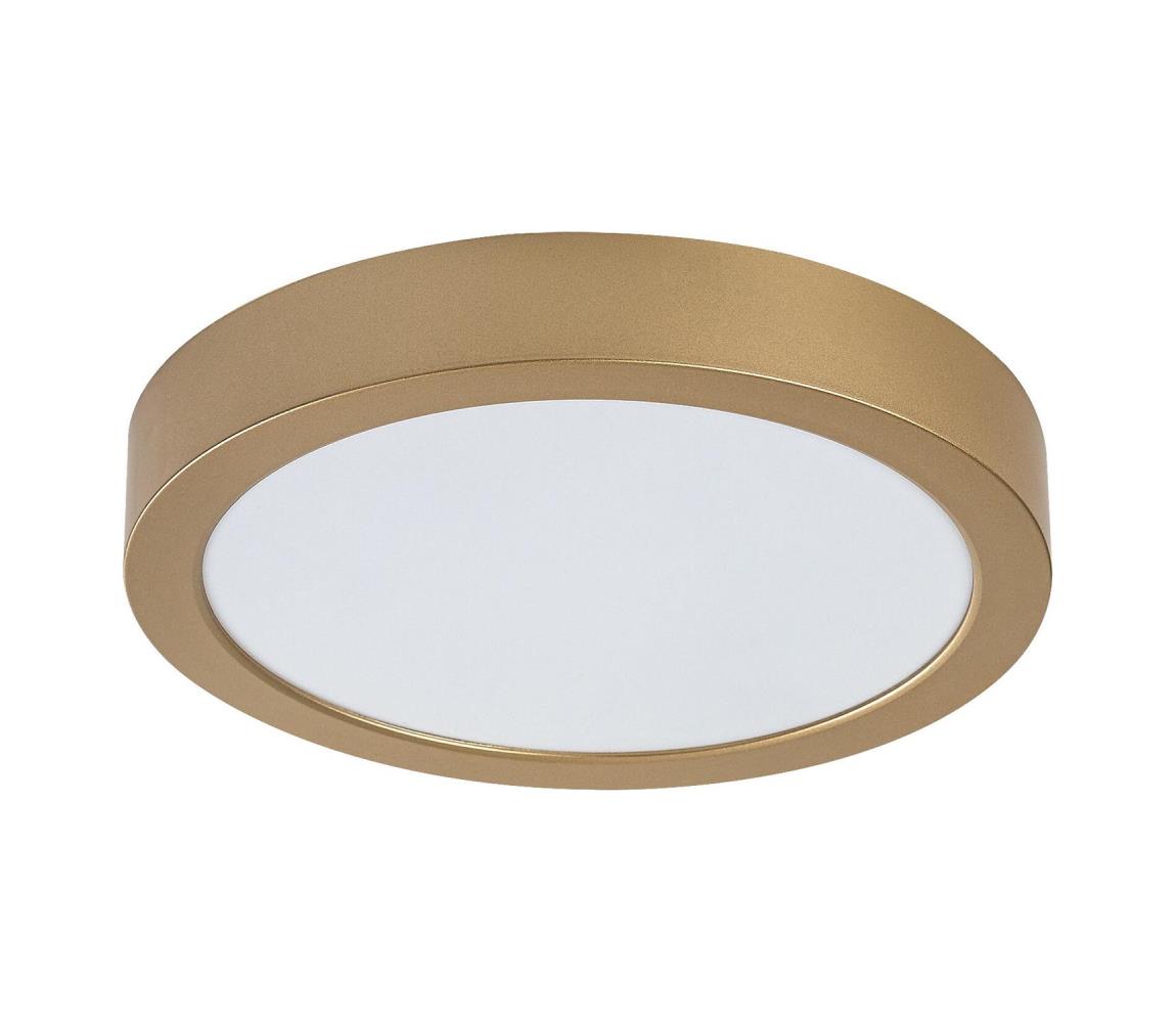 Rabalux 75078 - LED kúpeľňové stropné svietidlo SHAUN PLUS 24W/230V, priemer 22 cm, IP44, zlaté 75078