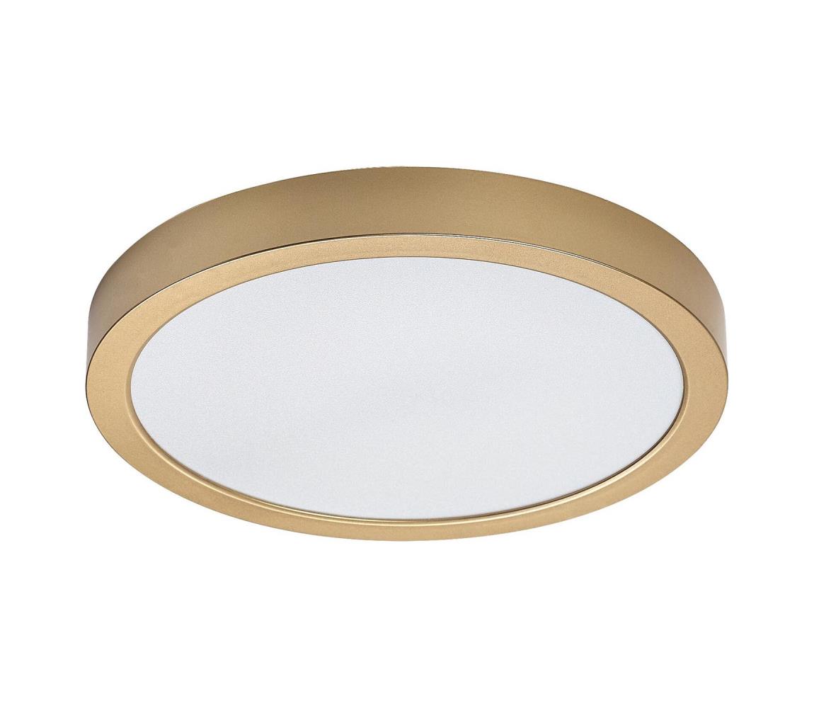 Rabalux 75079 - LED kúpeľňové stropné svietidlo SHAUN PLUS 30W/230V priemer 30 cm IP44 zlaté 75079
