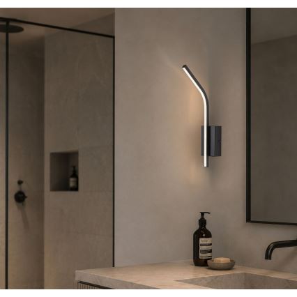 Rabalux - LED kúpeľňové nástenné svietidlo LED/10W/230V 4000K IP44 čierna
