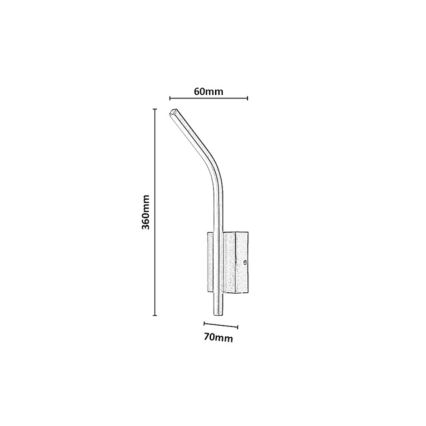 Rabalux - LED kúpeľňové nástenné svietidlo LED/10W/230V 4000K IP44 zlaté