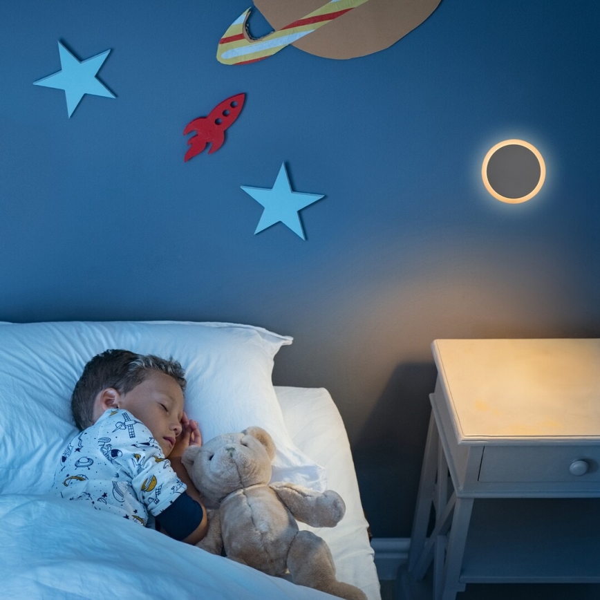 Rabalux - LED Nočné svetlo so senzorom súmraku do zásuvky LED/0,3W/230V 3000K