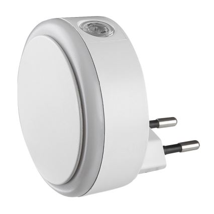 Rabalux - LED Nočné svetlo so senzorom súmraku do zásuvky LED/0,3W/230V 3000K