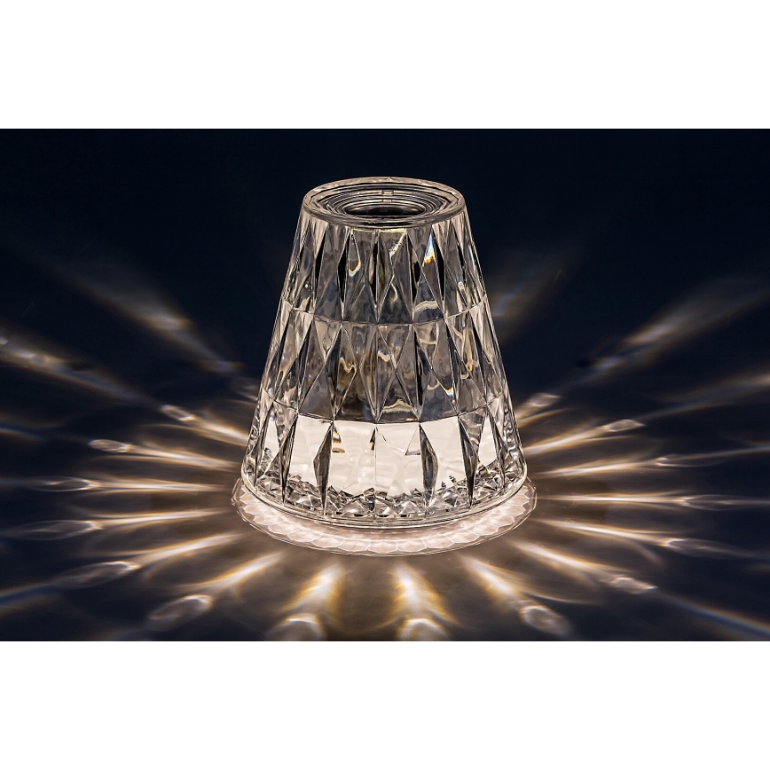 Rabalux - LED RGB Stmievateľná nabíjacia stolná lampa LED/2W/5V/3xAAA 3000K
