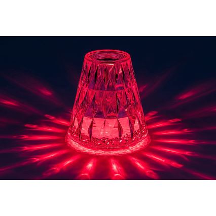 Rabalux - LED RGB Stmievateľná nabíjacia stolná lampa LED/2W/5V/3xAAA 3000K